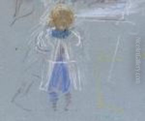 Fillette De Dos by Berthe Morisot