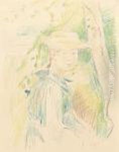 Portrait De Paule Gobillard by Berthe Morisot
