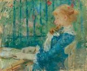 Le The by Berthe Morisot