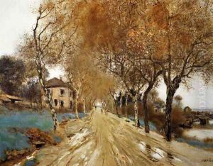 A Lane Of Plane Trees