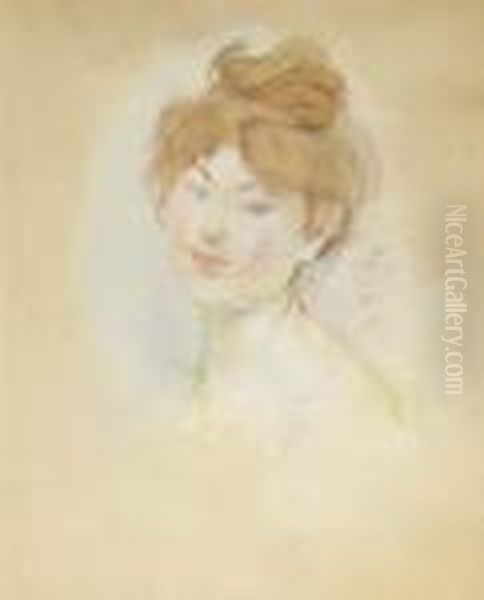 Tete De Jeune Fille Rousse (jeanne-marie) - view 1