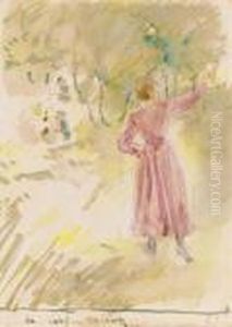 Le Cerf-volant by Berthe Morisot