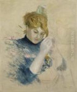 Devant La Toilette by Berthe Morisot