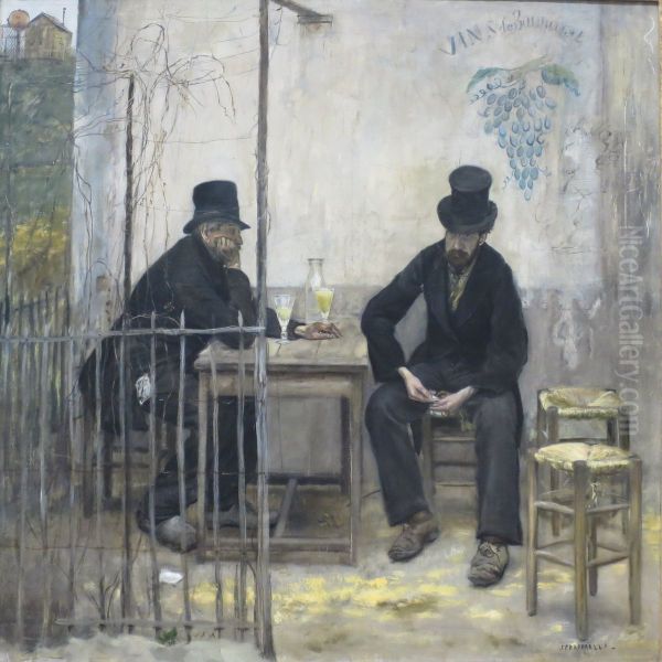 The Absinthe Drinkers - view 1