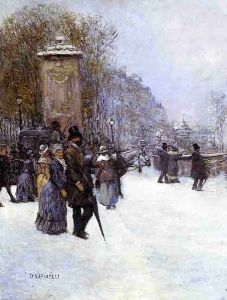 Paris Promenade by Jean-Francois Raffaelli
