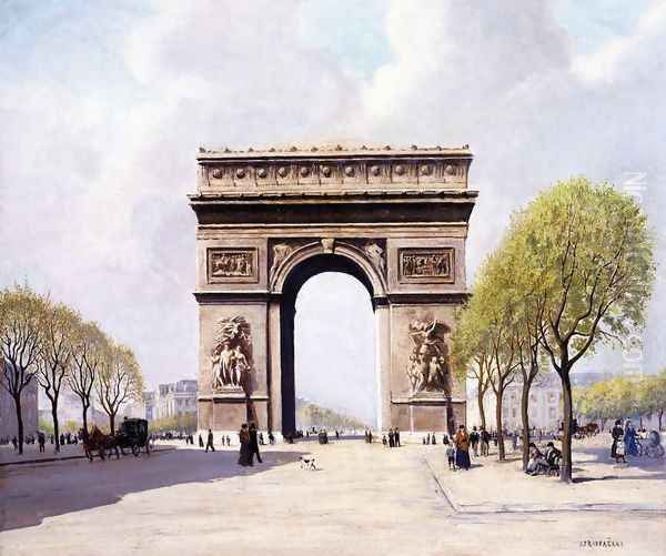 The Arc De Triomphe - view 1