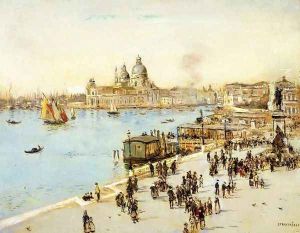 View Of Venice by Jean-Francois Raffaelli