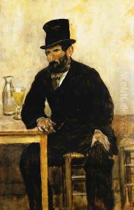 The Absinth Drinker by Jean-Francois Raffaelli