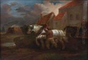 Carter And Horses by George Morland