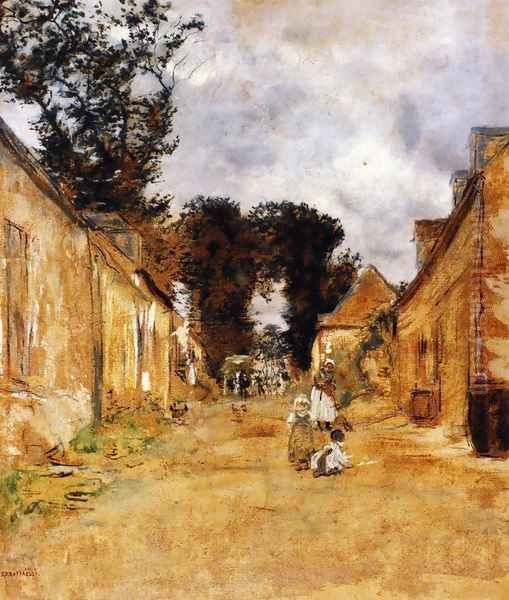Street In A Rural Village - view 1