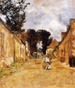 Street In A Rural Village