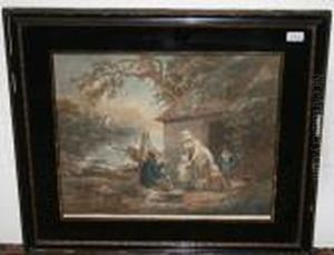 The Fisherman's Hut by George Morland