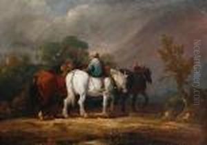 Bringing Home The Horses by George Morland