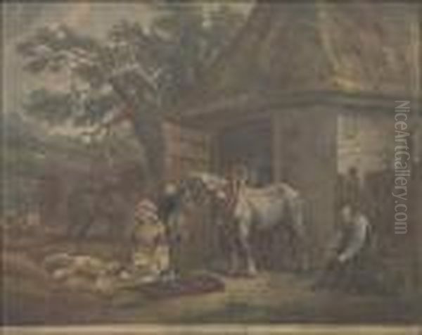 Feeding The Pigs - view 1
