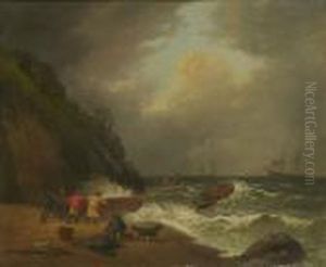 Smugglers On The Beach by George Morland