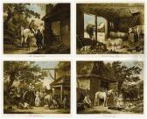 The Market Cart, Feeding The Pigs, Giles The Farmers Boy
