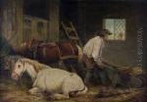 Stable Interior by George Morland