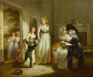 A Visit To The Boarding School by George Morland