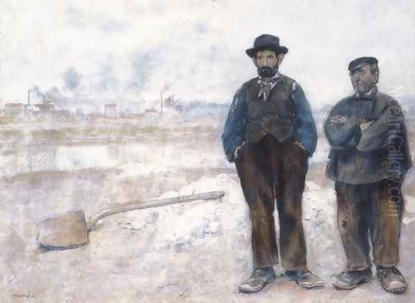 The Two Workmen - view 1