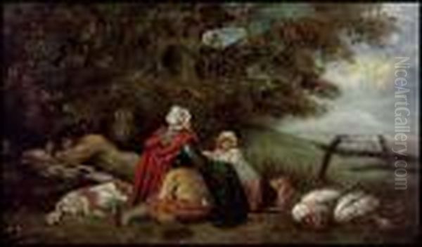Gypsies Resting - view 1