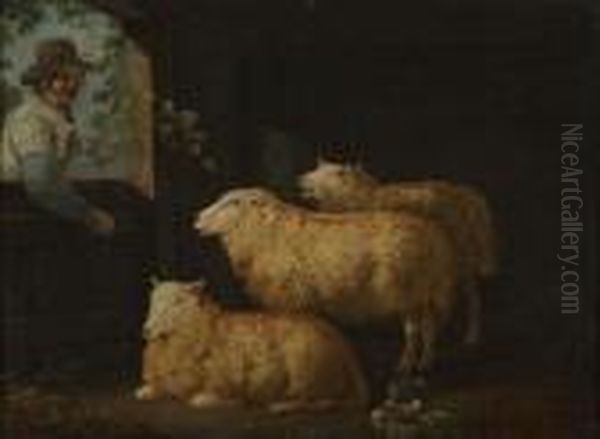 Tending The Sheep - view 1