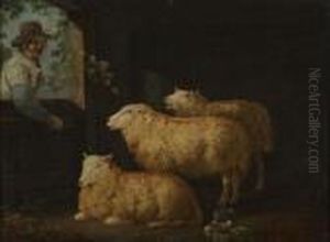 Tending The Sheep by George Morland