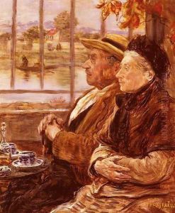 L'Heure Du The by Jean-Francois Raffaelli