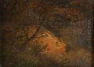 Rabbit Amongst Foliage by George Morland