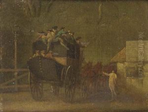 The Turnpike Gate by George Morland