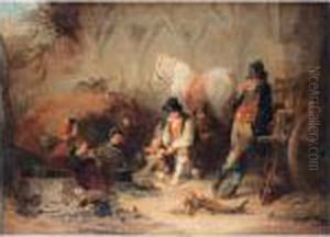 Horses In Stable by George Morland
