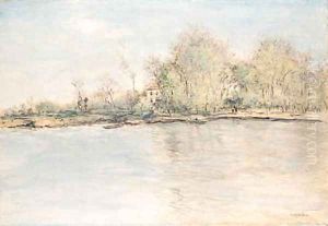 Bord de Seine (Banks of the Seine) by Jean-Francois Raffaelli
