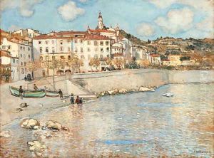 Menton by Jean-Francois Raffaelli