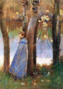 Figure In A Landscape by Theodore Robinson