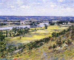 Valley Of The Seine From Giverny Heights by Theodore Robinson