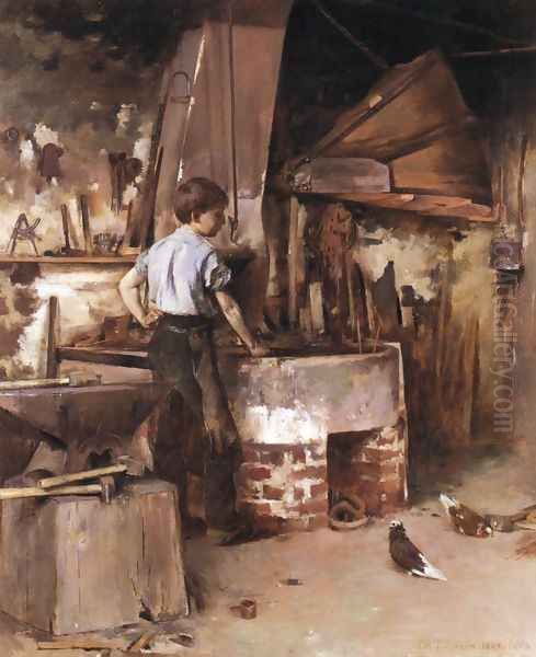 The Apprentice Blacksmith - view 1