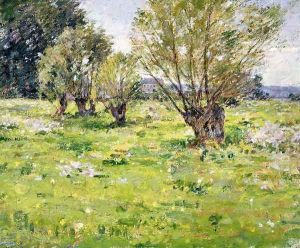 Willows And Wildflowers2 by Theodore Robinson
