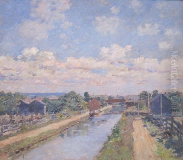 Port Ben, Delaware and Hudson Canal by Theodore Robinson