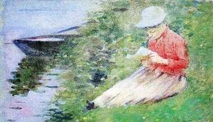 La Roche Guyon, 1891 by Theodore Robinson