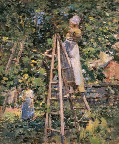 Gathering Plums - view 1