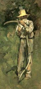 The Man With Scy by Theodore Robinson