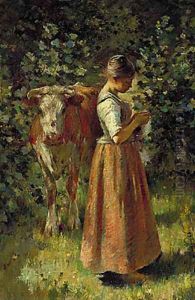 La Vachere (ca. 1888) by Theodore Robinson