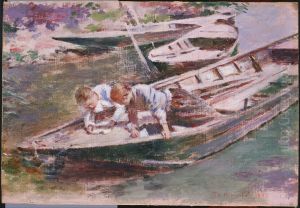 Two in a Boat by Theodore Robinson