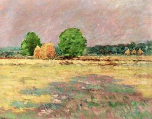 Grain Field, N. J. by Theodore Robinson