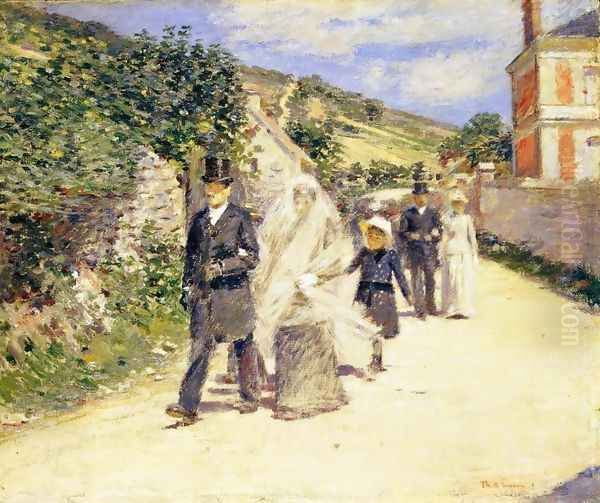 The Wedding March by Theodore Robinson