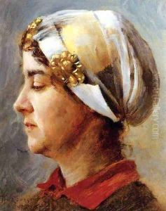 Woman in a White Cap 1884 Woman in a White Cap 1884