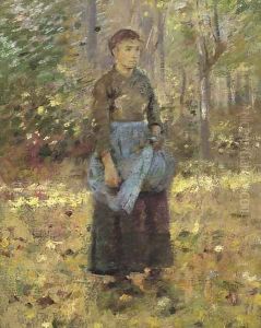 The Blue Apron by Theodore Robinson