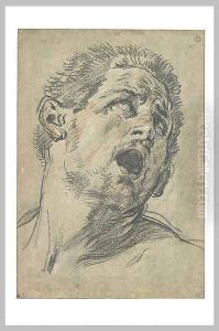 Head of Man Screaming by Guido Reni