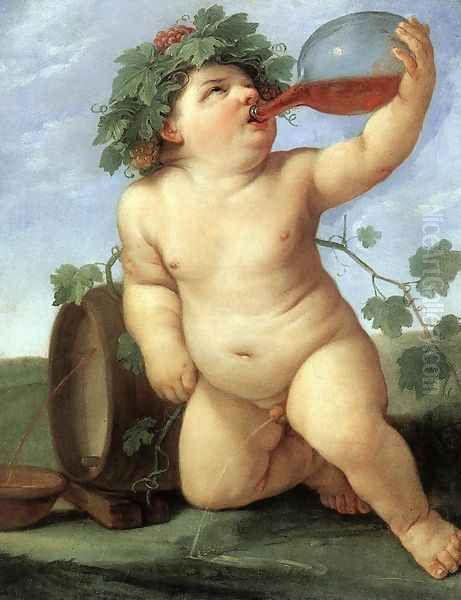 Drinking Bacchus c. 1623 - view 1