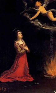 Santa Apolonia in prayer
