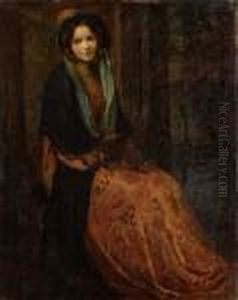 Portrait Of A Lady by Thomas E. Mostyn